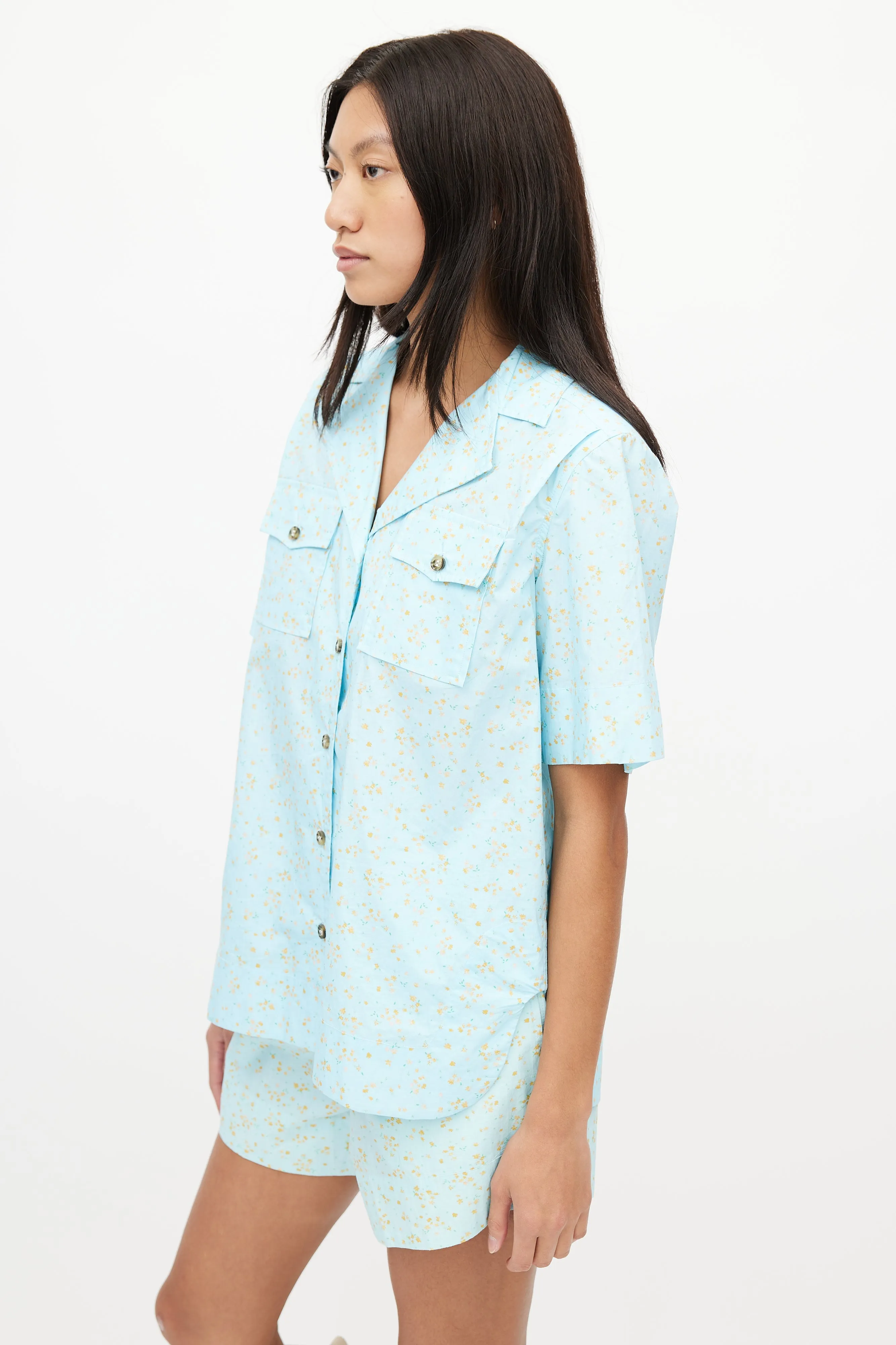 Blue & Yellow Floral Set