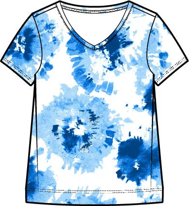 Escape Sunburst V-Neck Tee