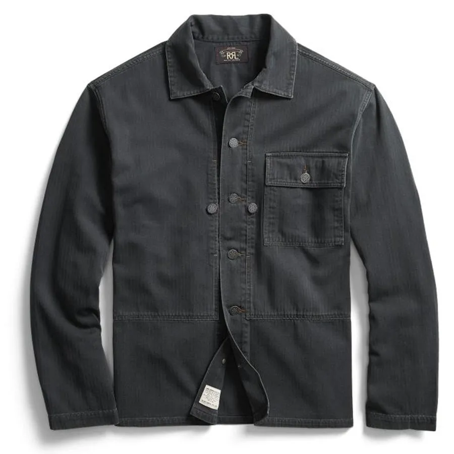RRL by Ralph Lauren Finn Overshirt Black