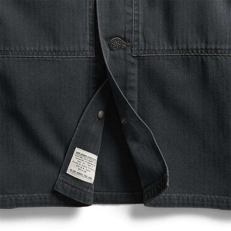 RRL by Ralph Lauren Finn Overshirt Black