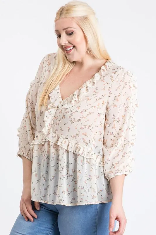 Throw On & Go Floral Top